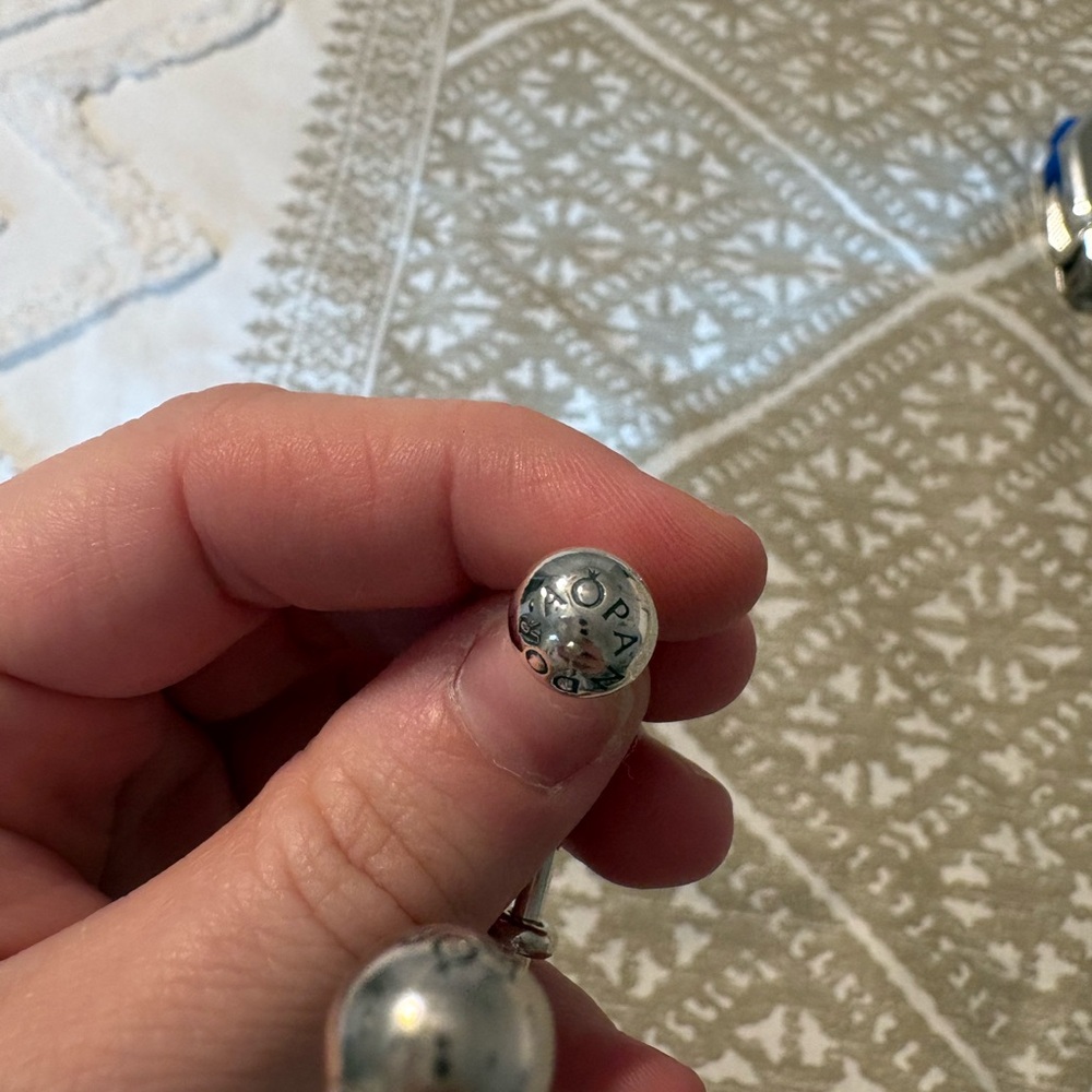 Pandora Silver Open Bangle Bracelet - Picture 2 of 2